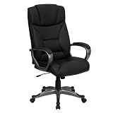 Flash Furniture High Back Black Leather Executive Office Chair