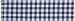 Durable Hand Woven 100% Cotton Colorful Blue and White Check Table Runners 12x72 Inches Set of Two