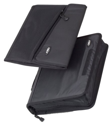 Case-it Black Zipper Binder with Removable Tab File (D-900)
