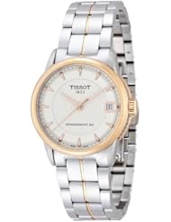Tissot Lady Luxury Automatic Ivory Dial Two-Tone Stainless Steel Ladies Watch T0862072226101
