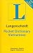 Langenscheidt's Pocket Vietnamese Dictionary: Vietnamese - English / English -vietnamese
