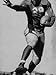 Brooklyn Dodger Jackie Robinson as a All Conference Tailback for Ucla, 1940 Photograp...