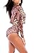 Sexy Women Swimsuit Push Up Criss Cross Bikini Medium Black