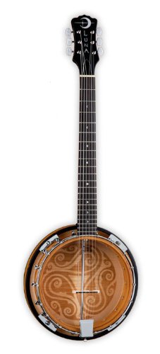 Luna 6 String Celtic Banjo