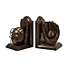 2-Piece Vintage Style Bronze Colored Baseball Bookends - 7"