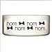 VICTORYSTORE.COM Ceramic Dog Bowl â€“ Nom Nom Nom Nom