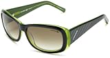 Lacoste Womens LA 12631 Sunglasses,Green Frame/Gray Gradient Lens,one size