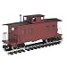 G RTR Wood Caboose, Oxide Red/Unlettered Image
