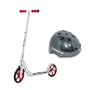 Razor A5 Lux Scooter with Youth Multi-Sport Carbon Fiber Helmet (Recommended Fit Ages 8-14)