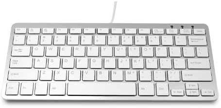 EVERSTAR® White USB Keyboard for Desktop and Notebook Systems + EVERSTAR® Microfiber Cleaning Cloths. For PC / Mac / Computer / Laptop / Notebook / Netbook / Windows 8 / Windows 7 / Windows Vista / Windows XP / PS3 / Xbox360 (USB 2.0 Wired Keyboard White)