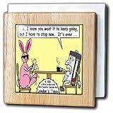 Review 3dRose LLC  / Eveready Bunny No Longer Charged With Battery - 6 Inch Tile Napkin Holder