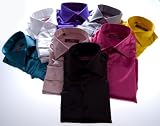 Produkt-Bild: Designer Herren Glanz Hemd Slim Fit tailliert B&uuml;gelfrei Langarm Schwarz Wei&szlig; Blau Pink Grau Gold Gelb Silber T&uuml;rkis Beige Braun Cyan Lila Violett
