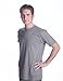 Men's Organic Cotton Workout T-shirt (Light Gray) - Large