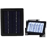 LEDソーラー投光器　２種　LED３０球　３W　 LEDソーラーライト ソーラー充電　投光器　ガーデンライト スポットライト 省エネ 防災灯 屋外 照明　高輝度 太陽光発電 (昼白色)