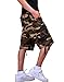 Olrain Men's Cotton Loose Fit Multi Pocket Cargo Shorts Pants