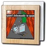 Spams Inhumanity To Spam - 6 Inch Tile Napkin Holder