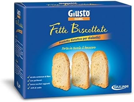Giusto Diabel Fette Biscottate A Basso Indice Glicemico 300g