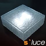 S-Luce 3457 Patch Solar Pflasterstein 15 x 15 x 5 cm, 5 LEDs