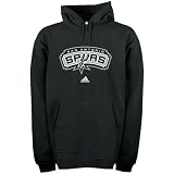 adidas San Antonio Spurs Black Prime Logo Hoody Sweatshirt