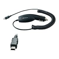 Decrescent Car Charger in Vehicle Cable Lead for Mini USB Phillips MP3/4 Players