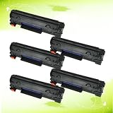 5 x HP P1009 Hohe Qualität Rebuilt Toner CB435A ersatz für HP drucker P1005, P1006, P1007, P1009, P1008 by Printing Pleasure PP PREMIUM