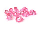 Pink Bachelorette Light up LED Engagement Rings- 12 Pack by Express Novelties Online