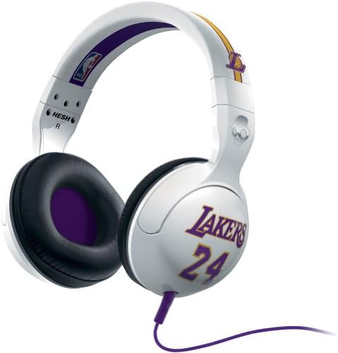 Skullcandy NBA Hesh 2.0 L.A. Lakers Kobe Bryant with Mic Sports Collection Wired Headphone - White