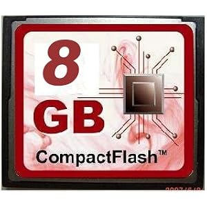8GB 133X CF Compact Flash Card for Nikon, Canon and Sony digital SLR