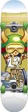 Speed Demons Lowrider Complete Skateboard (Green, 7.6-Inch)