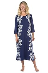 Petite Scoop Neck Spring Summer Fall Cotton/Knit 3/4 Sleeves Evening Dress 