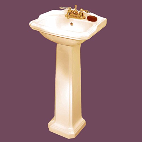 Pedestal Sinks Bone China Cloakroom Space saving Pedestal Sink 4