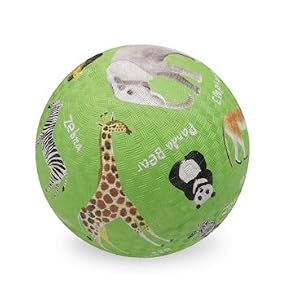 Crocodile Creek Wild Animals 7 Inch Playground Ball