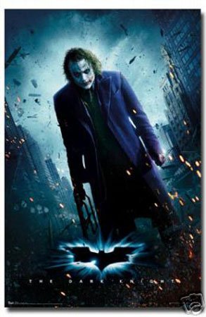  Batman Dark Night Joker Poster 24x36