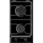 12" Gas Cooktop 2 Sealed Burners Electric Ignition LP Conversion Kit Included: Black