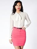 American Apparel Lightweight Stretch Twill High-Waist Pencil Skirt
