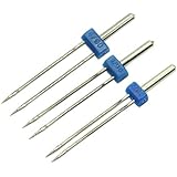 High Quality 3pc Durable Double Twin Needles Pins Sewing Machine Accessories New