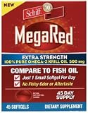 Schiff MegaRed Softgels, Extra Strength, 45 Count
