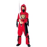 Kids Red Ninja Costume