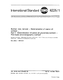 ISO 6225-1:1984, Rubber, raw, natural - Determination of castor oil content - Part 1 : Determination of castor oil glycerides content - Thin layer chromatographic method