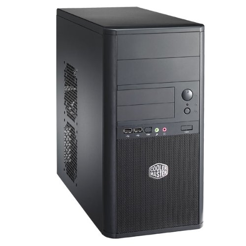 Cooler Master Elite 341 m-ATX Mini Tower Case Black - (RC-341C-KKN1-GP)