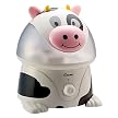 Crane Cow-Figure Ultrasonic Humidifier - Black/ White