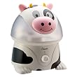 Crane Cow-Figure Ultrasonic Humidifier - Black/ White