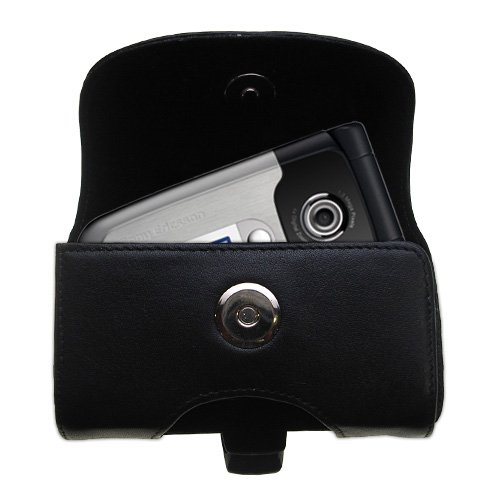 Horizontal Leather Case with Belt Clip/Loop for the Sony Ericsson z550c