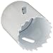 Alfra White High Speed Steel Bi Metal Hole Saw with Cobalt-Alloyed Teeth, Hex Shank