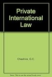 Cheshire's private international law