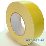 Produkt-Bild: Klebeband Gelb 50mm x 50m Gaffa Tape Gewebeklebeband Premium