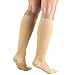 Truform 30-40 mmHg Compression Stockings for Men and Women, Knee High Length, Closed Toe, Beige, 3X-Large