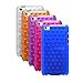 Five 3D Hard Cases / Covers / Shells for Apple iPod Touch 4 / 4G / 4th Gen - Silver, Orange, Purple, Hot Pink, Blue