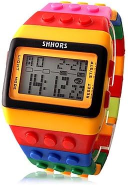 Watch Shout [NewYearSale]Women's Watch Sports Digital Colorful Block Brick Style