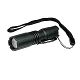 LightStar 100 LED 1AA Flashlight, Black Aluminum Body